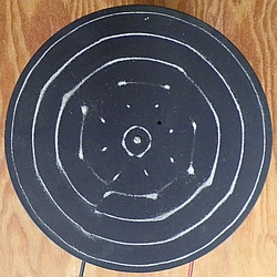 Four circular nodes with eight radial nodes